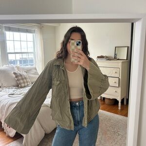 Free People Olive Green Jacket
